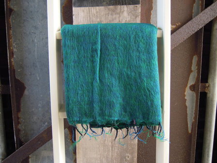 Yak sjaal groen / blauw