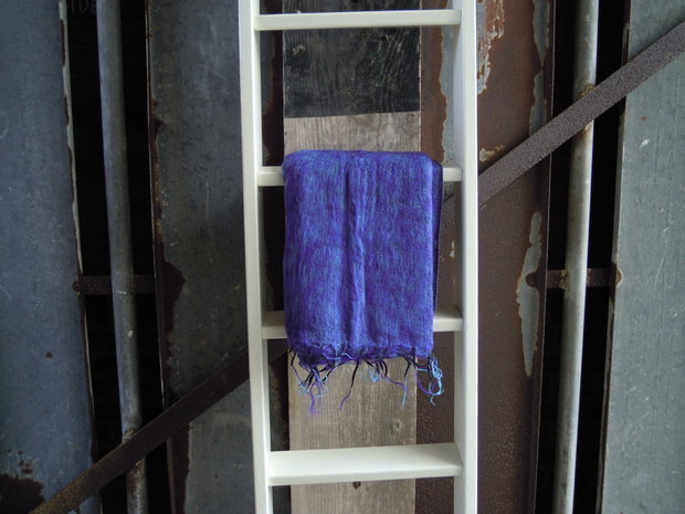Yak sjaal paars / lichtblauw