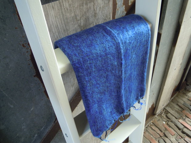 Yak sjaal blauw / licht blauw