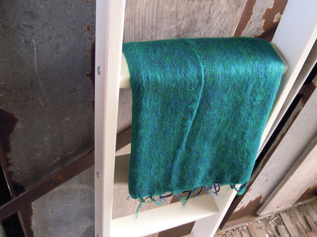 Yak sjaal groen / blauw