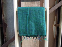 Yak-sjaal-groen-blauw